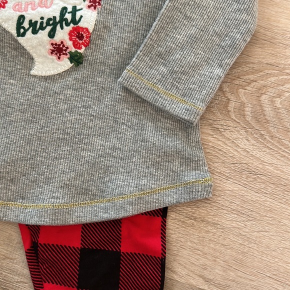 NWT Mud Pie 3-6 Month Christmas Baby Outfit - Picture 4 of 7